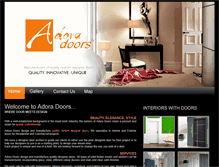 Tablet Screenshot of designerdoors.co.za